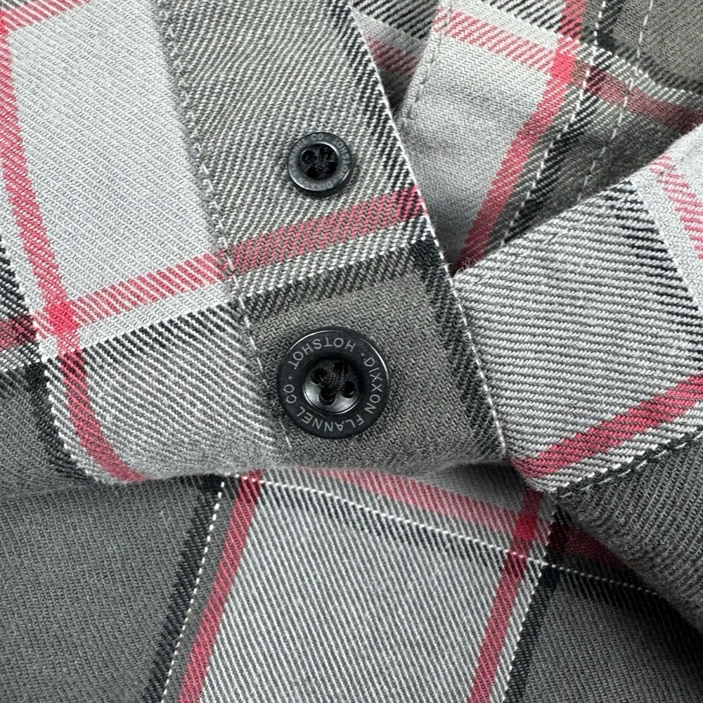 Dixxon Flannel Shirt Men 3XL Gray The Hotshot FR Work Fire Resistant Long Sleeve - Picture 6 of 12